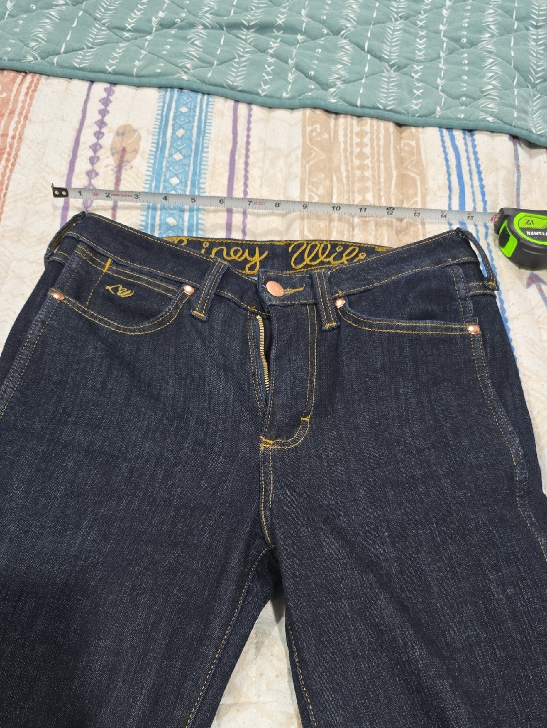 Wrangler Flare Cut  Dark Indigo Womens Stretch Denim